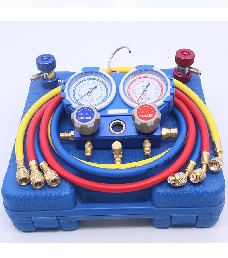 

Набор манометров коллектора точного клапана R134a VMG-2-R134a-B