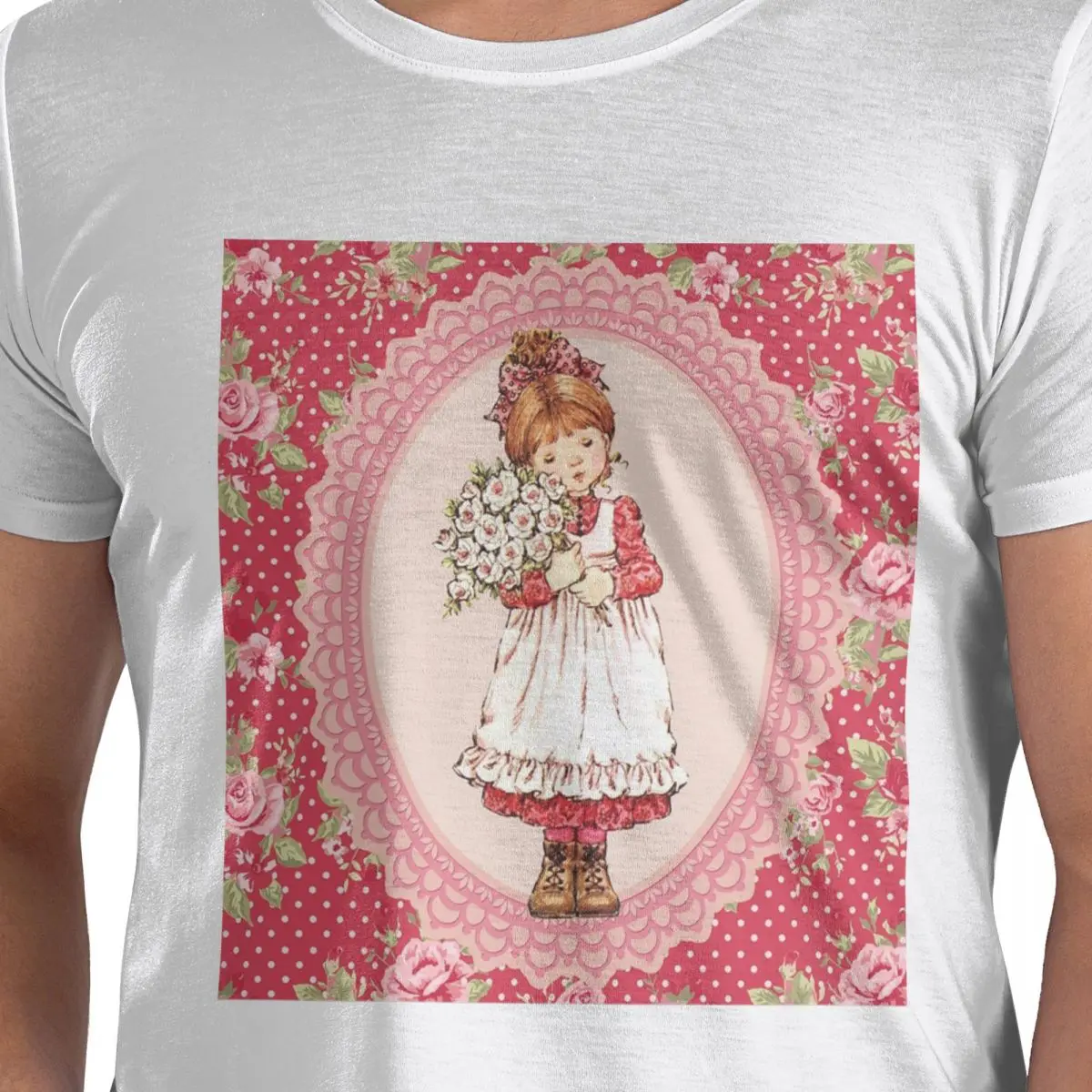 

Kawaii Sarah Kay 100% Cotton T-Shirt Men's Oversized T Shirts Men Round Neck Short Sleeve S-6XL