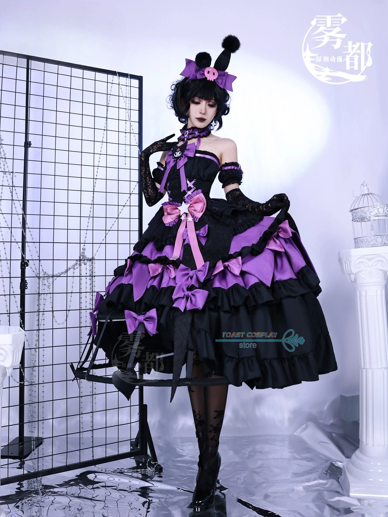 Rainha Mary Sangrenta Cosplay Fantasias, Identidade do Jogo, Vestido Lolita, Uniforme de festa, Fatos de RPG Anime