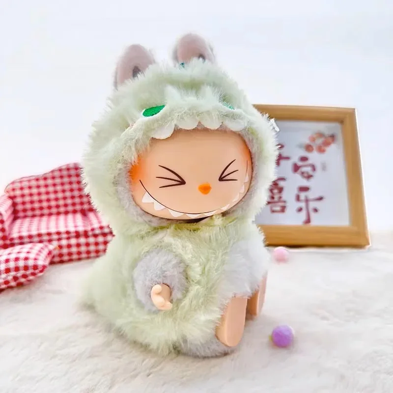 

Cute Shark Doll Clothes for Labubu Wacky Mart Friend Shrimp Handmade Clothing 17cm Doll Accessories for Labubu V1 V3 Dress Up