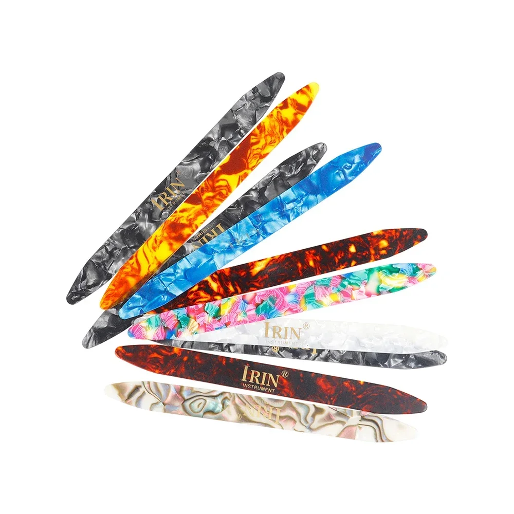 IRIN 5 Pcs Long Strips Toggle Willow Yueqin Ruan Universal Anti-slip Elasticity Plectrum Cylophone Dazzle Stringed Instrument