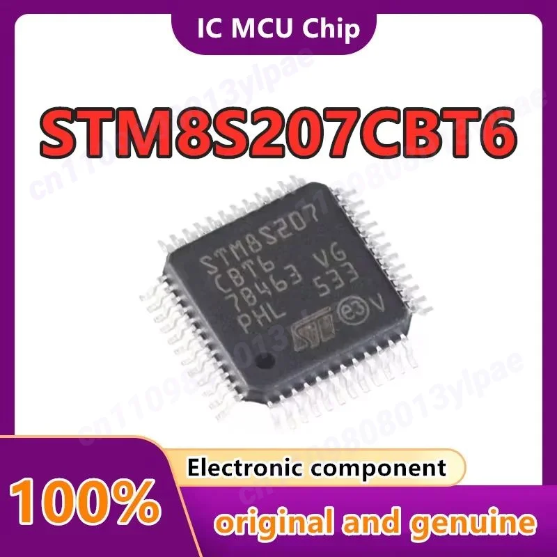 

10 шт./лот STM8S207CBT6, корпус LQFP48, микросхема