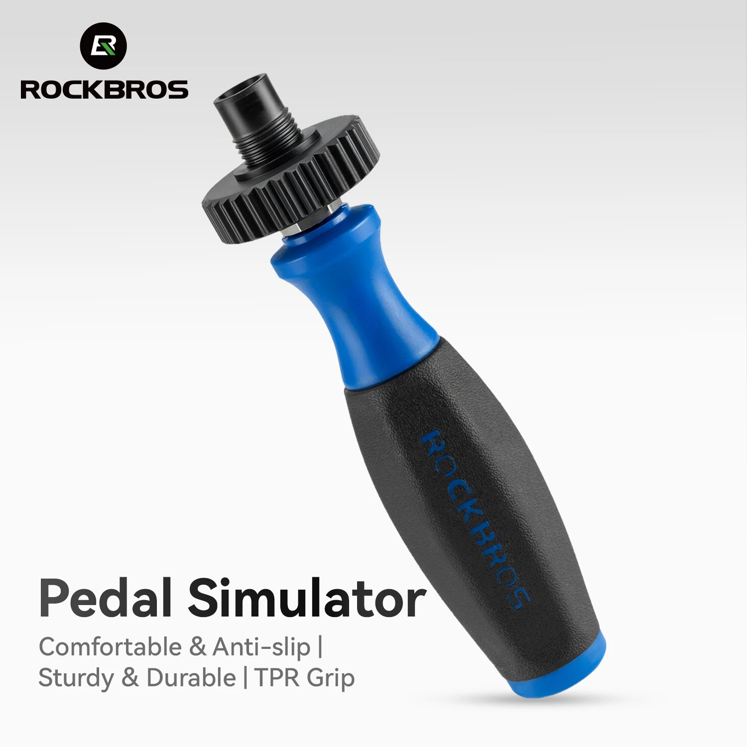 ROCKBROS Bicycle Pedal Simulator Lightweight Crank Rotation Tool Replaceable Gear Head Bike Rear Derailleur Tuning Maintenance