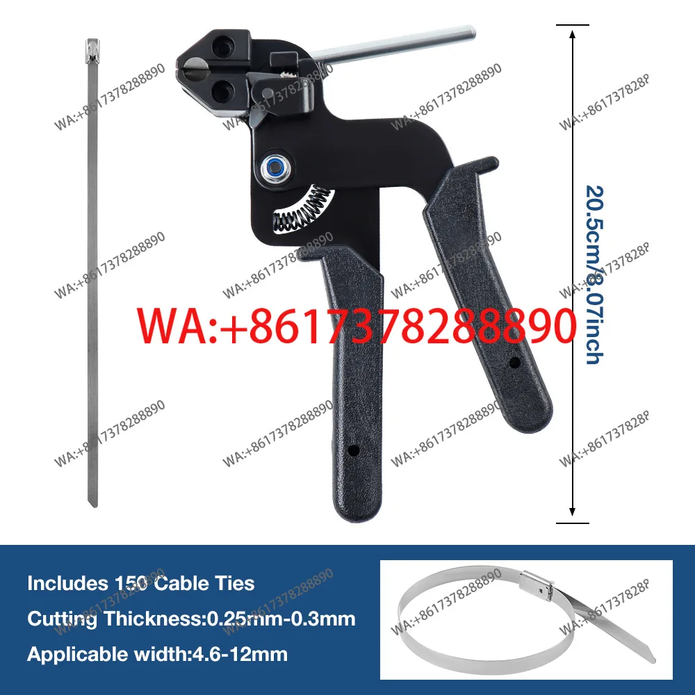 Cable tie pliers,  tie tool, manual tie pliers, tightener, cutting, all-in-one cable tightening machine