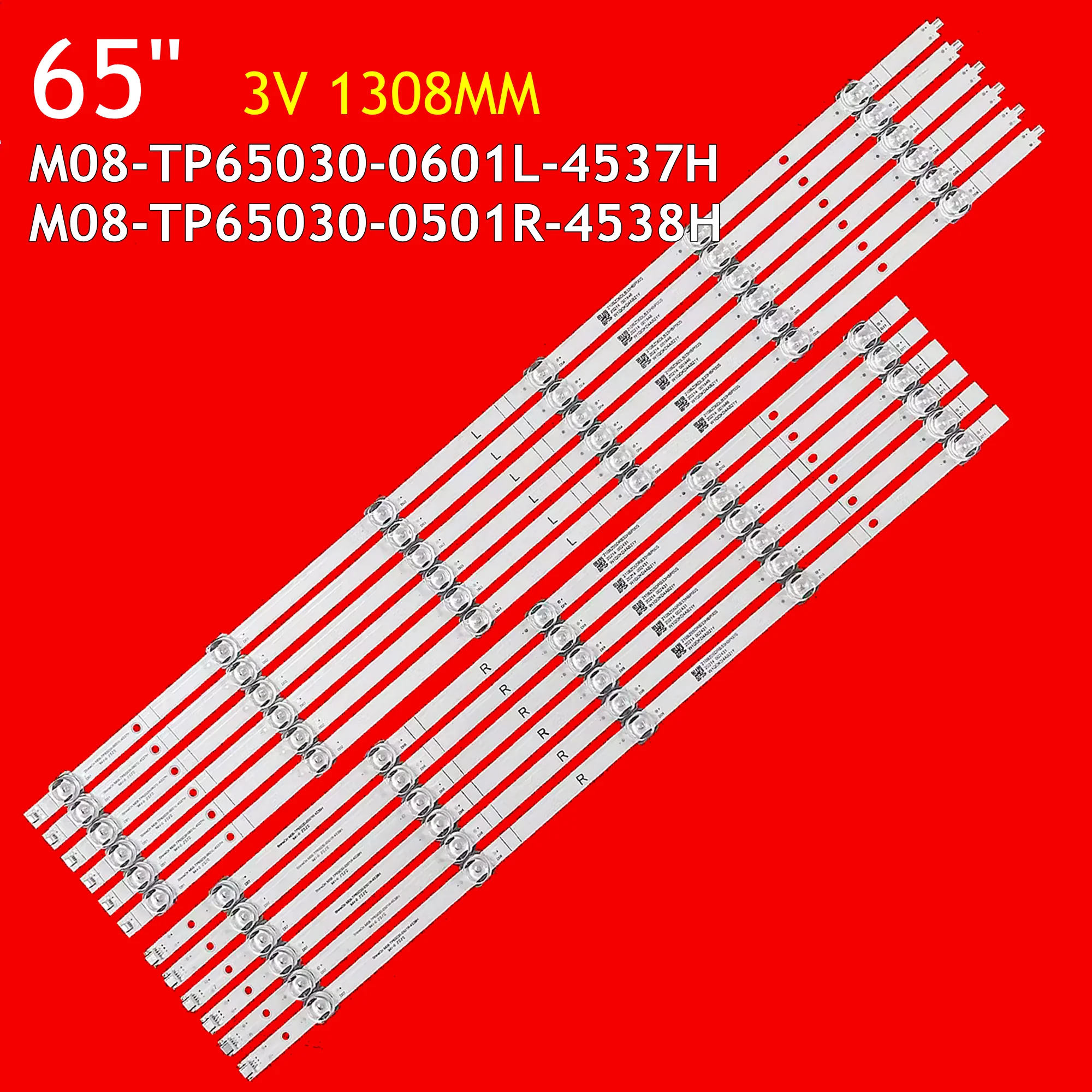 LED Backlight Strip for LOK-360 L0K-360C LOK-360S M08-TP65030-0601L-4537H M08-TP65030-0501R-4538H