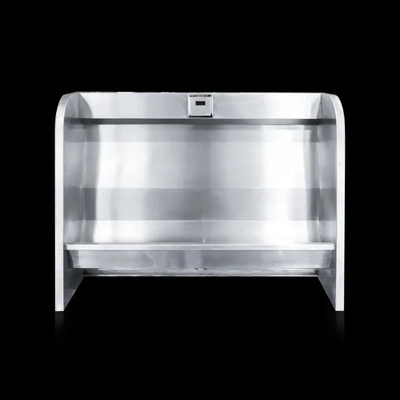 

Customized floor mounted standing stainless steel urinal trough for entertainment venue