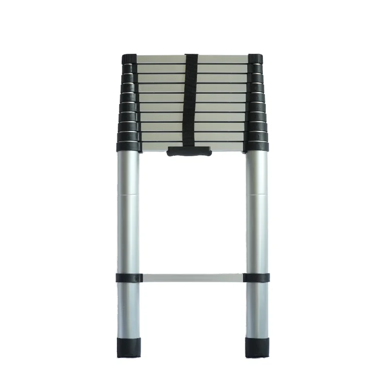 2.6m Aluminum Alloy Telescopic Ladder Home Use Single-sided Factory Direct Sales Ladder