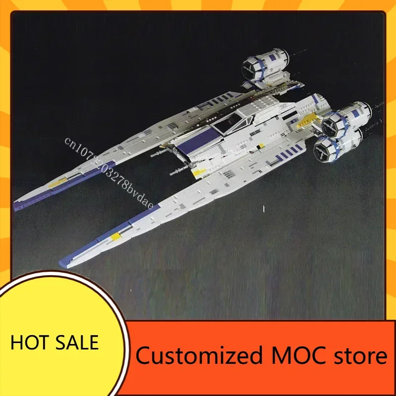 3308PCS Hot Selling U-WING UT Space War Militaire MOC Battle Holiday Verjaardag DIYAssembly SpaceShip CityArchitecture Gift Kid Age