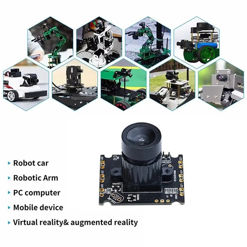 A98Z 2MP USB Camera Module OV2710 1080P HD AI Vision Wide Angle Drive-Free Board For Raspberry Pi Jetson Smart Robot Car Kit