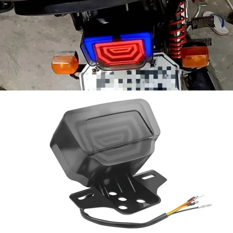 Motorcycle Rear Lights LED Motorcycle Brake Light ATV Tail Light Motorbike Stop Turn Signal Direction Indicator Blinker