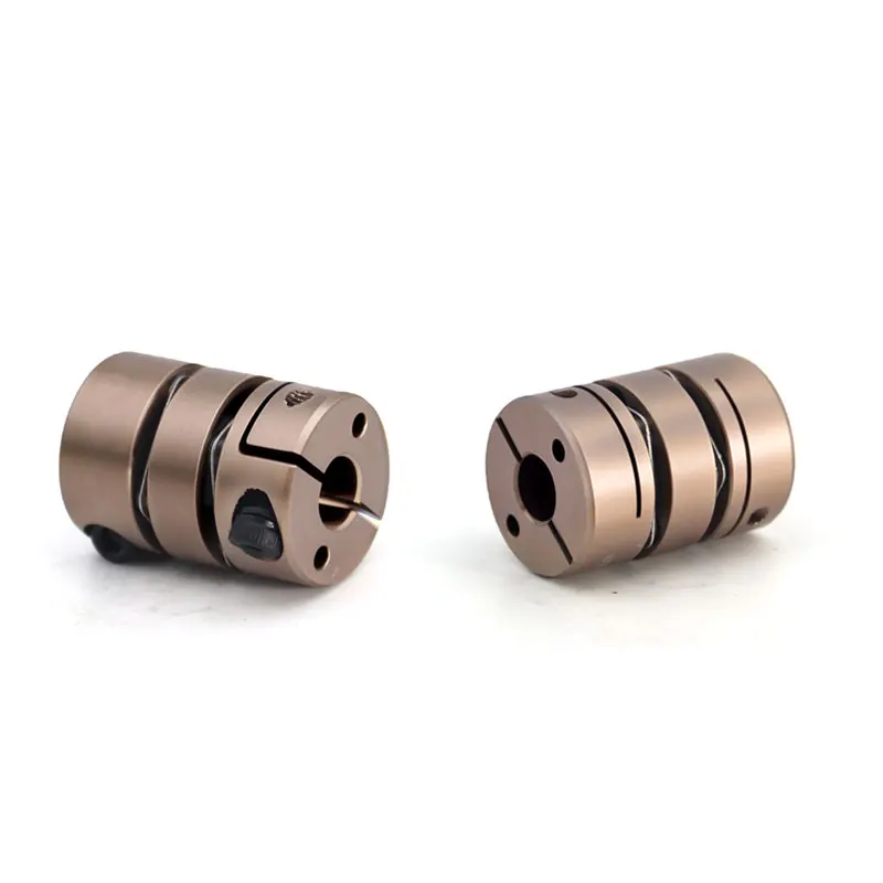ld2-B-D20L28 Double Diaphragm Elastic Coupling Connector, Aluminum Alloy, Ball Screw, Servo Motor Encoder