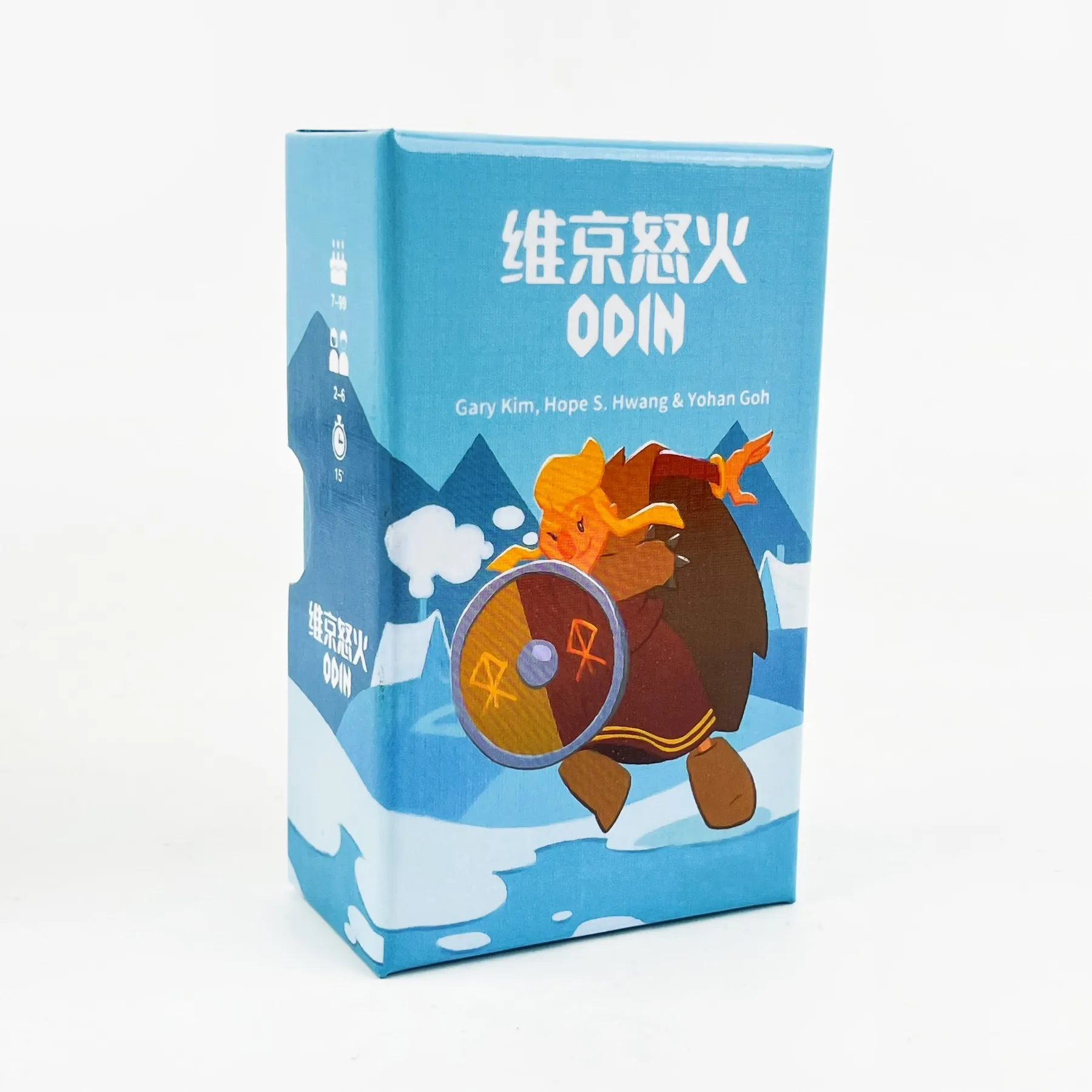 

Карточная игра Odin: Семейная вечеринка, ночная настольная игра для 2-6 игроков, стратегия и повседневная игра, английский и испанский набор «сделай сам», время игры: 15