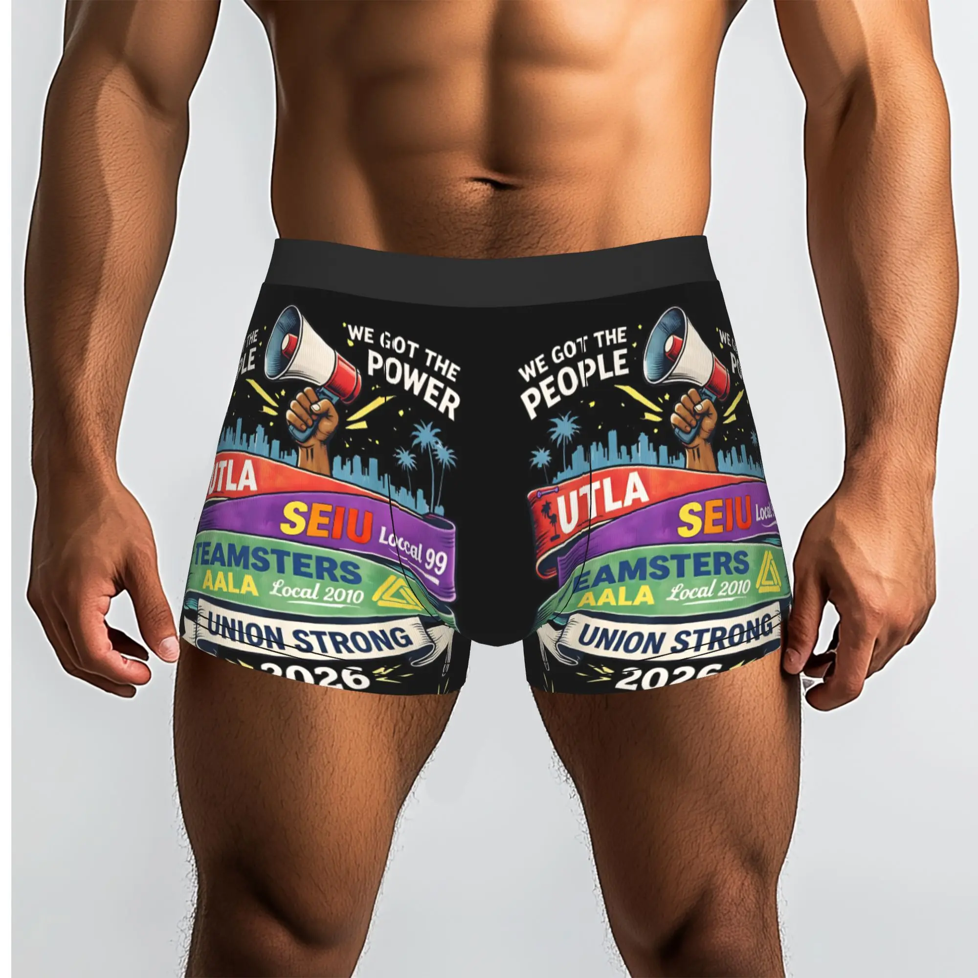 UTLA SEIU AALA We Got The People Labor Movement Underpants Breathbale Panties Male Underwear Comfortable Shorts Boxer Briefs