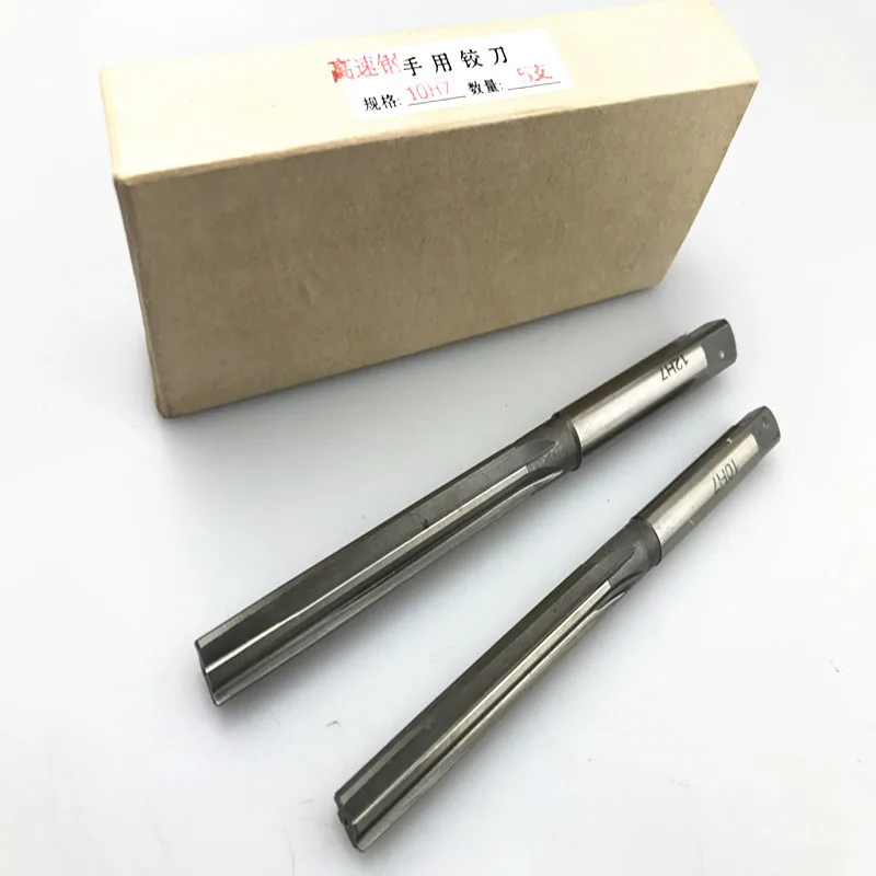 H7 manual straight slot reamer 2-20mm, W6542 HSS manual square shank reamer, manual reaming and precision cutting milling cutter