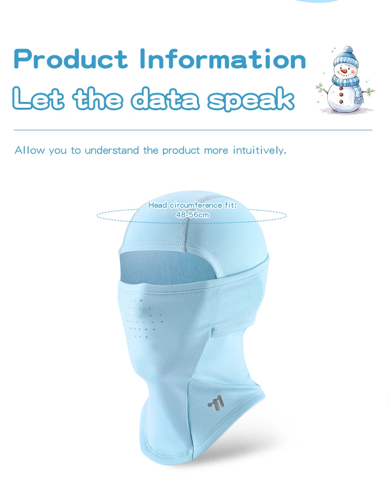 WEST BIKING Winter-Sturmhaube für Jungen, winddichte Thermo-Gesichtsmaske, Helm-Innenfutter für Mädchen beim Radfahren und Skifahren, atmungsaktiv, warm, bis -20 Grad. ° C – Detail 4