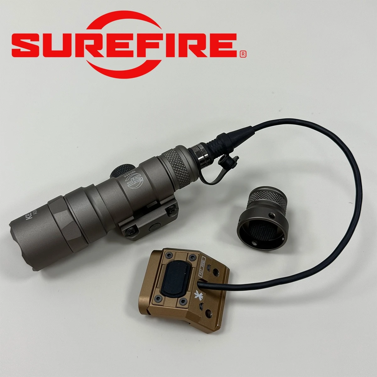 Tactical Surefire M300B M300C M600B M600C Scout Light with UNIT Lite Pressure Switch and Press Tail Cap Switch Fits 20mm Rail
