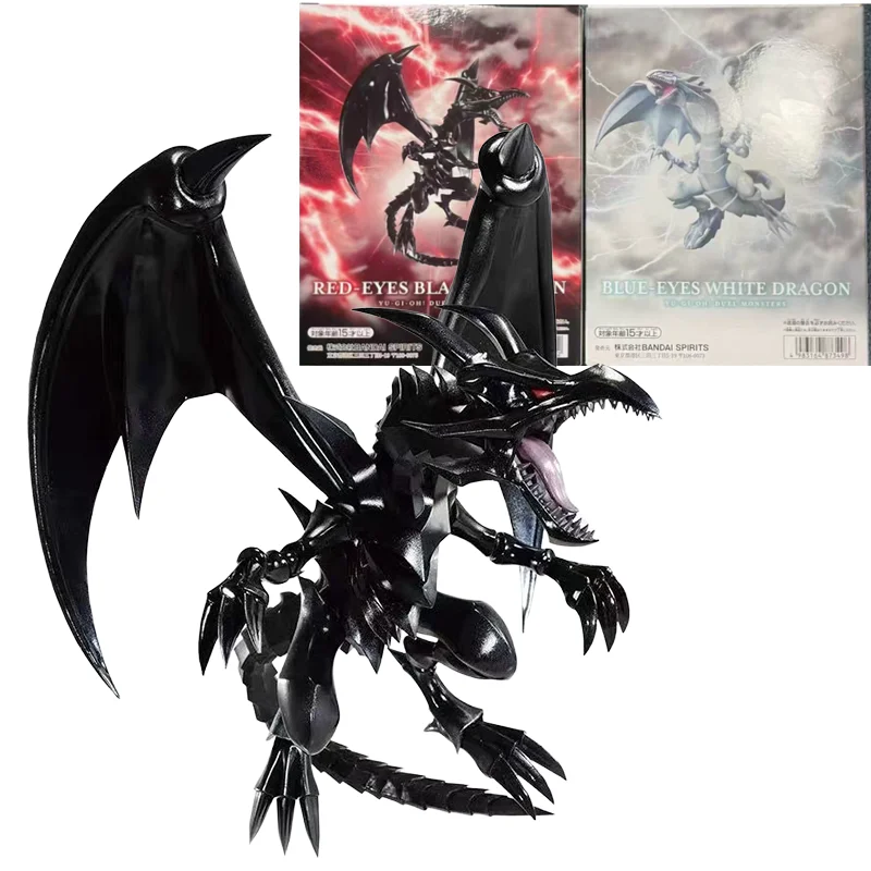 

In Stock Genuine Yu-Gi-Oh!duel Links Red-Eyes Black Dragon White Dragon Pvc Desktop Ornament Collector Figurine Toys Gift