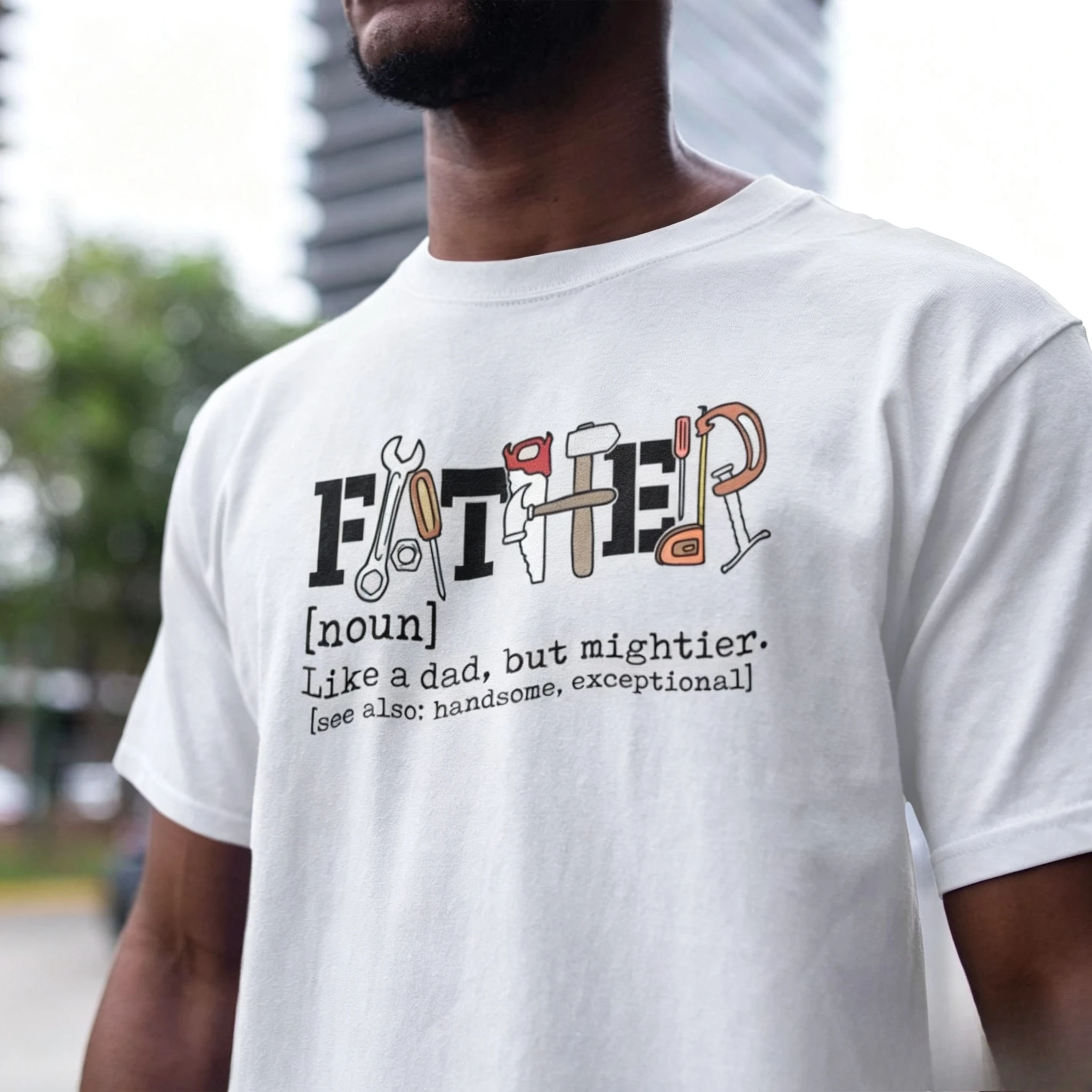 Summer Men's Casual T-shirt - Simple and Stylish Mechanic Dad Shirt Repairman Father Shirt, Auto Repair Tee, Funny Handyman Gift