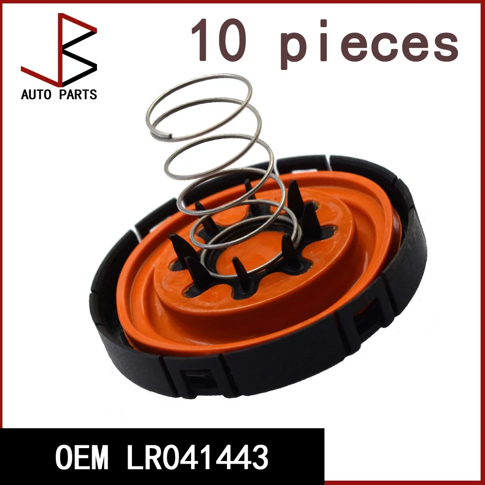 

10 шт./лот LR 041443 Комплект мембраны крышки клапана PCV для Land Rover Range Rover Jaguar XJ XF XK 5.0L 2010-16 LR 010780 LR 032082