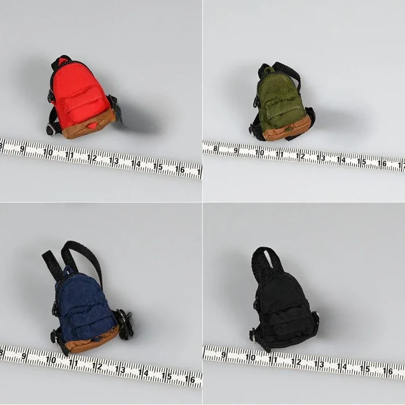 In Stock 1/12 Scale Soldier Accessories Color Blocking Backpack Model for 6inch Action Figures Loose Parts