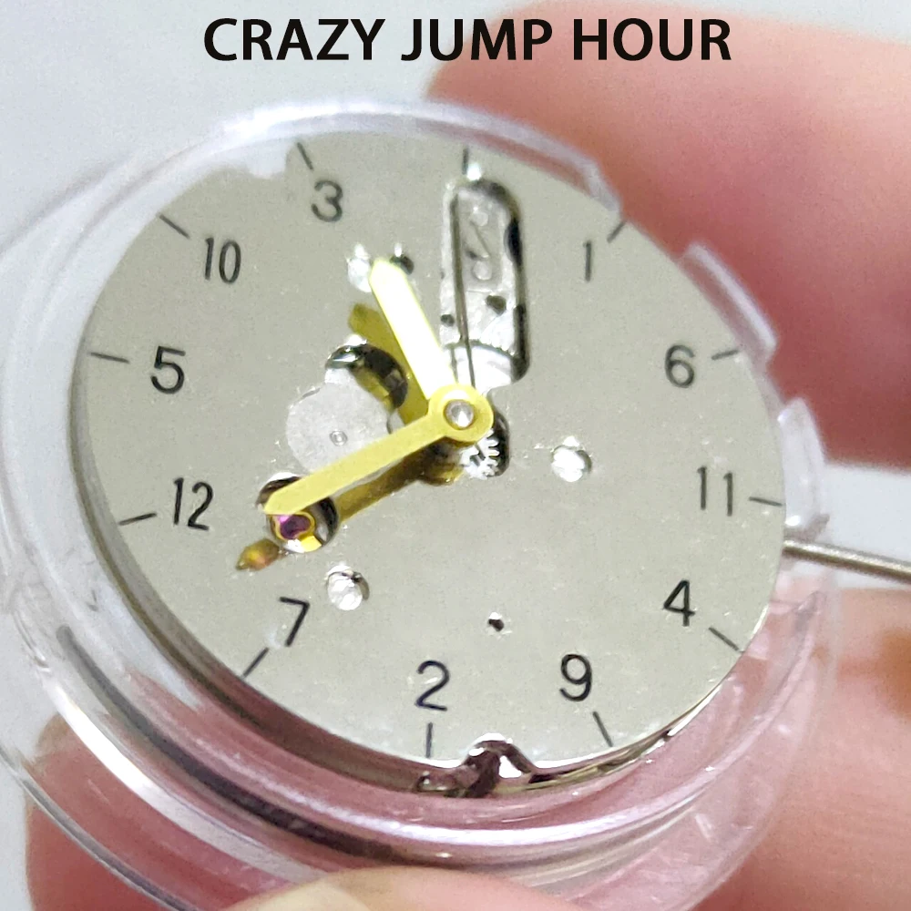 crazy jump hour hand fully automatic movement Diameter 26 mm 21600 bph no sec hand