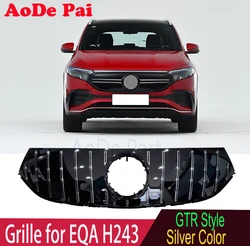 EQA Grille GTR Style Front Bumper Mesh Hood Grid for Mercedes EQA Class AMG H243 2022 2023 2024 EQA300 EQA260