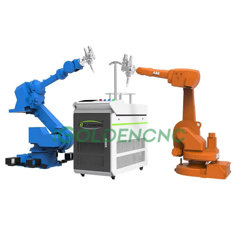 6 Axis Cnc Robot Arm 500 Watt Handheld Laser Welding Hine For Gaanized Sheet