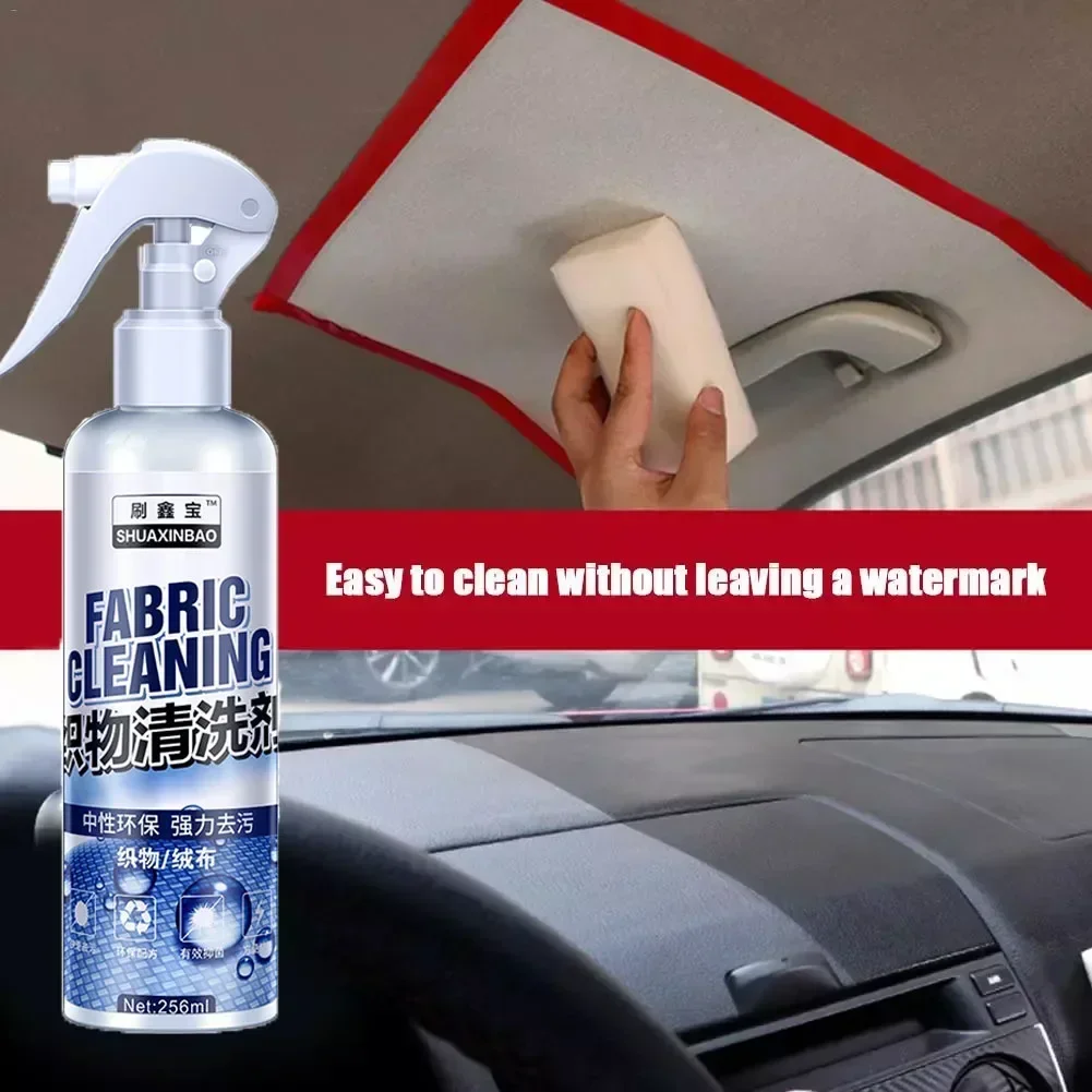 Car Interior Cleaning Agent Ceiling Cleaner Leather Flannel Woven Fabric Water-free Cleaning Agent Auto Roof Dash Cleaning Tool