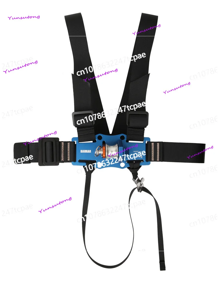 HL9257 Rueda para el pecho, asistencia para el pecho, cuerda para correr, polea, cuerda de entrenamiento, accesorios de rescate