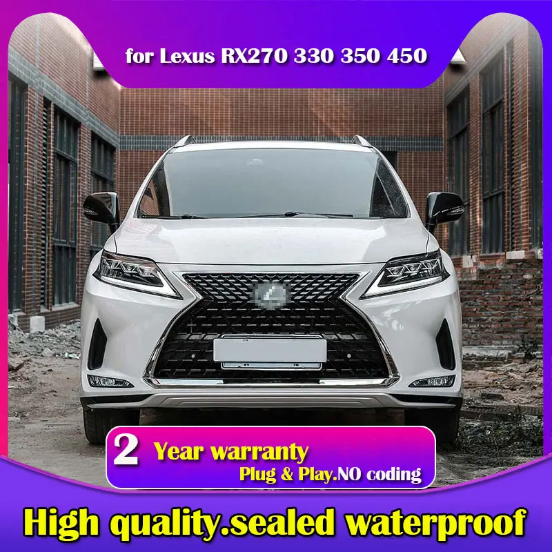 

Car Styling Head Lamp for Lexus RX270 Headlights 2009-2015 RX350 LED Headlight RX330 RX400 DRL Signal Projector Accessories