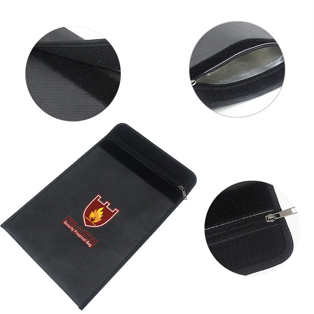 

Fireproof Capacity Portfolio Pouch Folder Holder File Storage Fireproof File Bag Portfolio Pouch Storage Bag Home Office