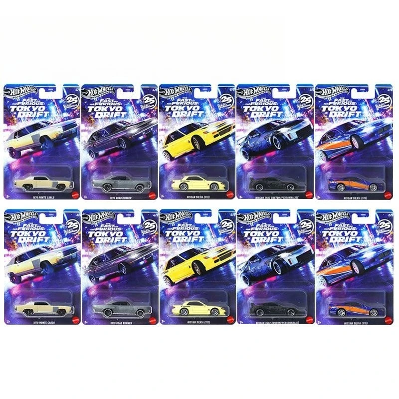 Genuine Hot Wheels Car Fast & Furious Boys Toys 1:64 Diecast