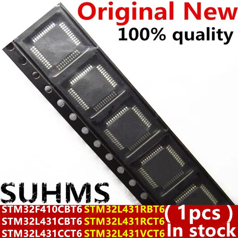 (1 pieza) 100% nuevo STM32F410CBT6 STM32L431CBT6 STM32L431CCT6 STM32L431RBT6 STM32L431RCT6 STM32L431VCT6 QFP Chipset