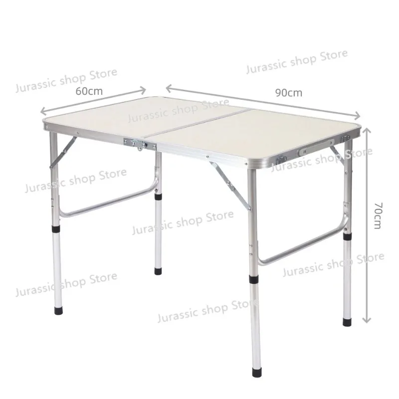 

Outdoor Aluminum Alloy Folding Table Multifunctional Bed Computer Table Portable Adjustable Table and Chairs Picnic Camping