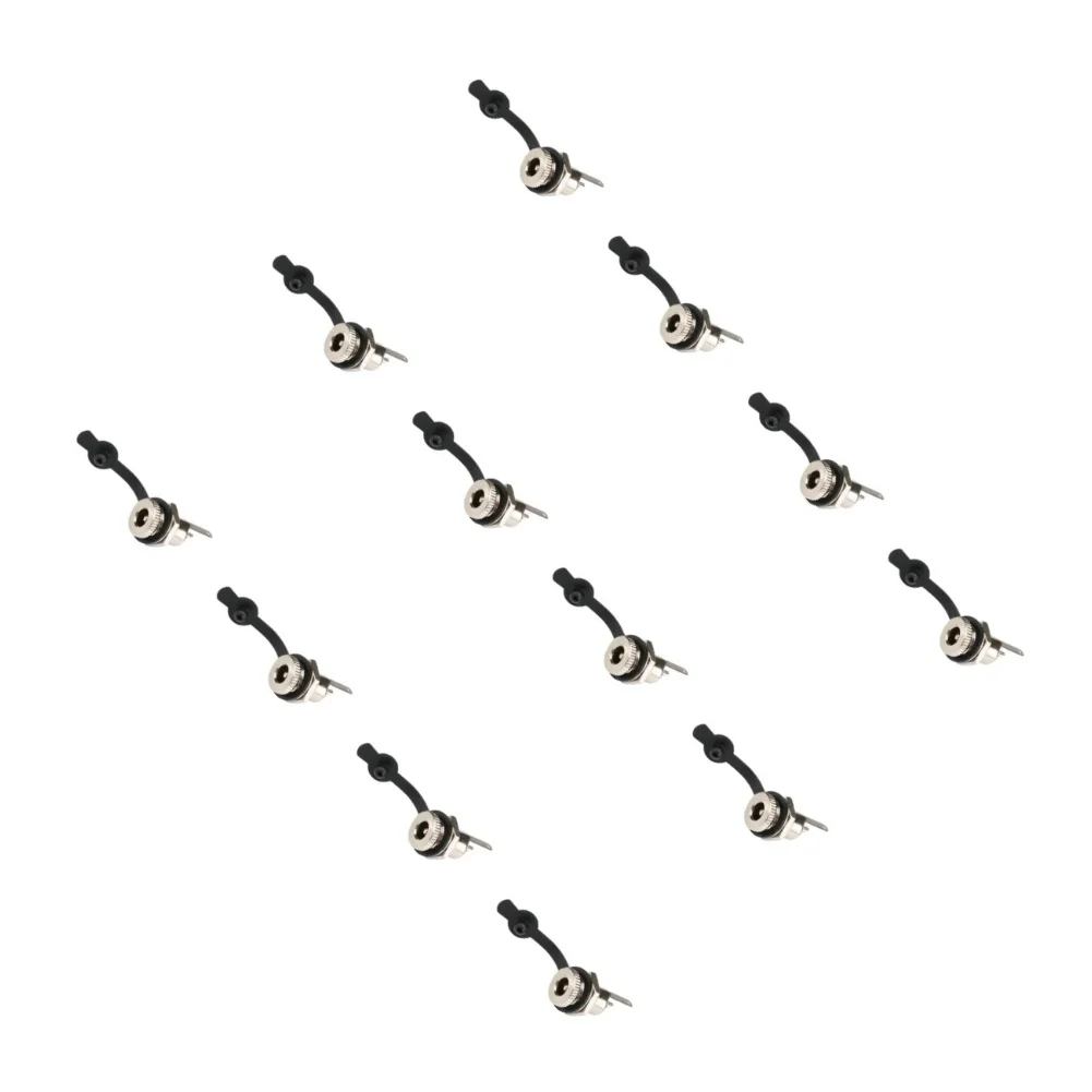 DC-099 12 Pack Female DC Power for Jack with Cap for Power Input Interfaces Requiring High Load Capacity up to 30V 5A DC