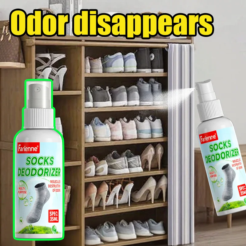 Farienne Professional Shoe & Sock Deodorizer - Instantly Eliminates Foot Odor, Multi-Purpose Odor Destroyer for Footwear