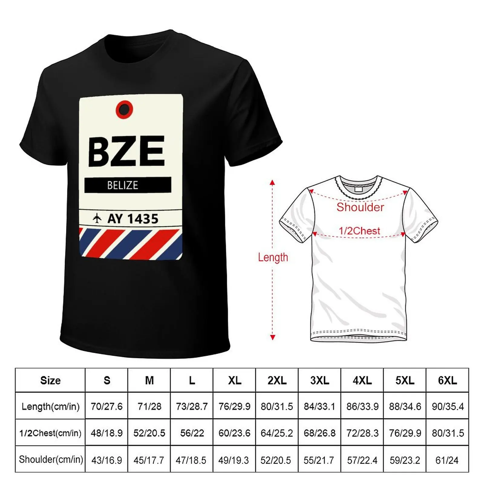 Belize T-Shirt No Iron Casual Short Sleeve Top