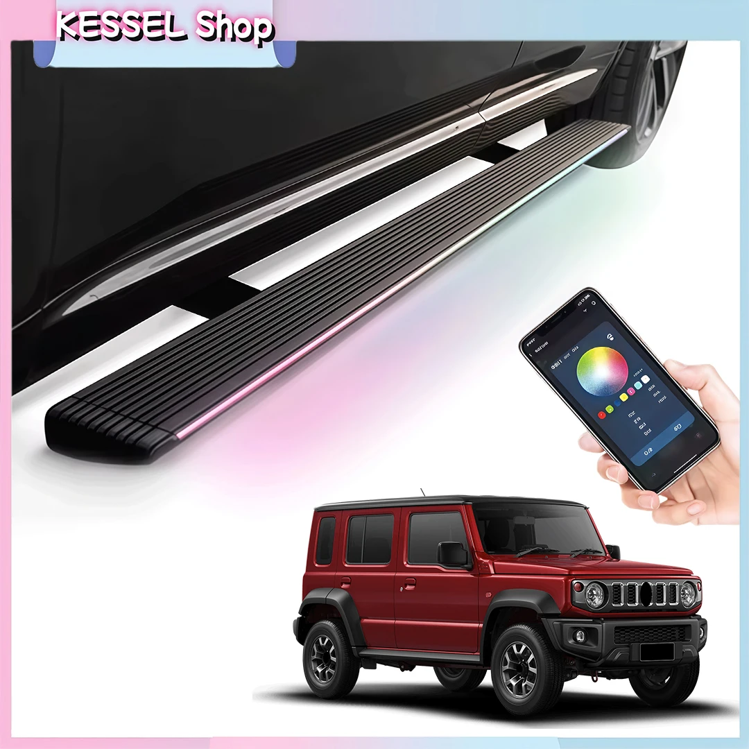 

Deployable Power Side Step with LED Light Electric Running Boards for Suzuki Jimny 5 Door 2019-2025 2026 Retractable Truck Steps