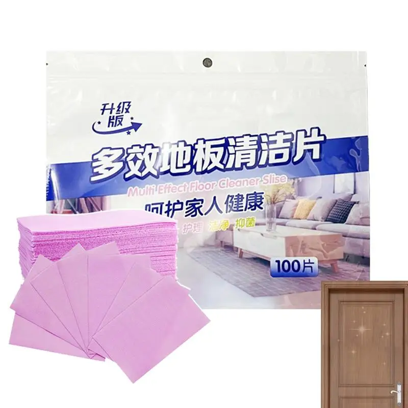 Floor Cleaning Sheets For Mopping Water Soluble Floor Cleaning Tablets Sheets Floor Cleaner Sheets Compact Scented Multi-surface