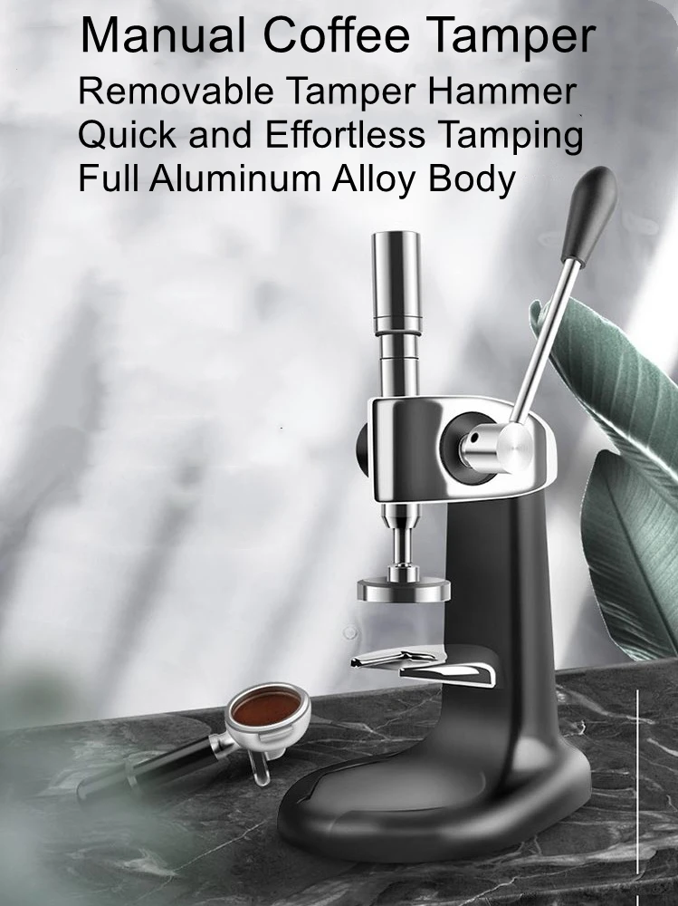 58mm Coffee Tamper for Quick Tamping Home Use Manual Stainless Steel Coffee Tamper