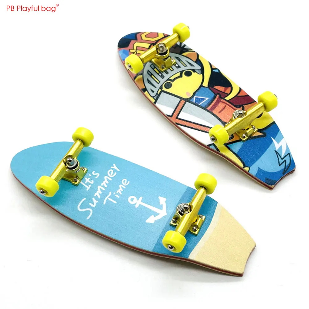 Maple Deck Fingerboard diversi modelli di cartoni animati Mini Finger Surfboard giocattoli di intrattenimento creativo TS48