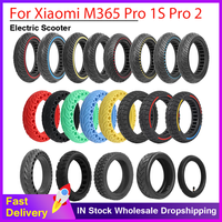 For Xiaomi M365 Pro 1S Pro 2 Solid Tires - 8.5 Inch Durable Off-road Wheel Tyres Inner Outer Tires Repair Replacement Parts