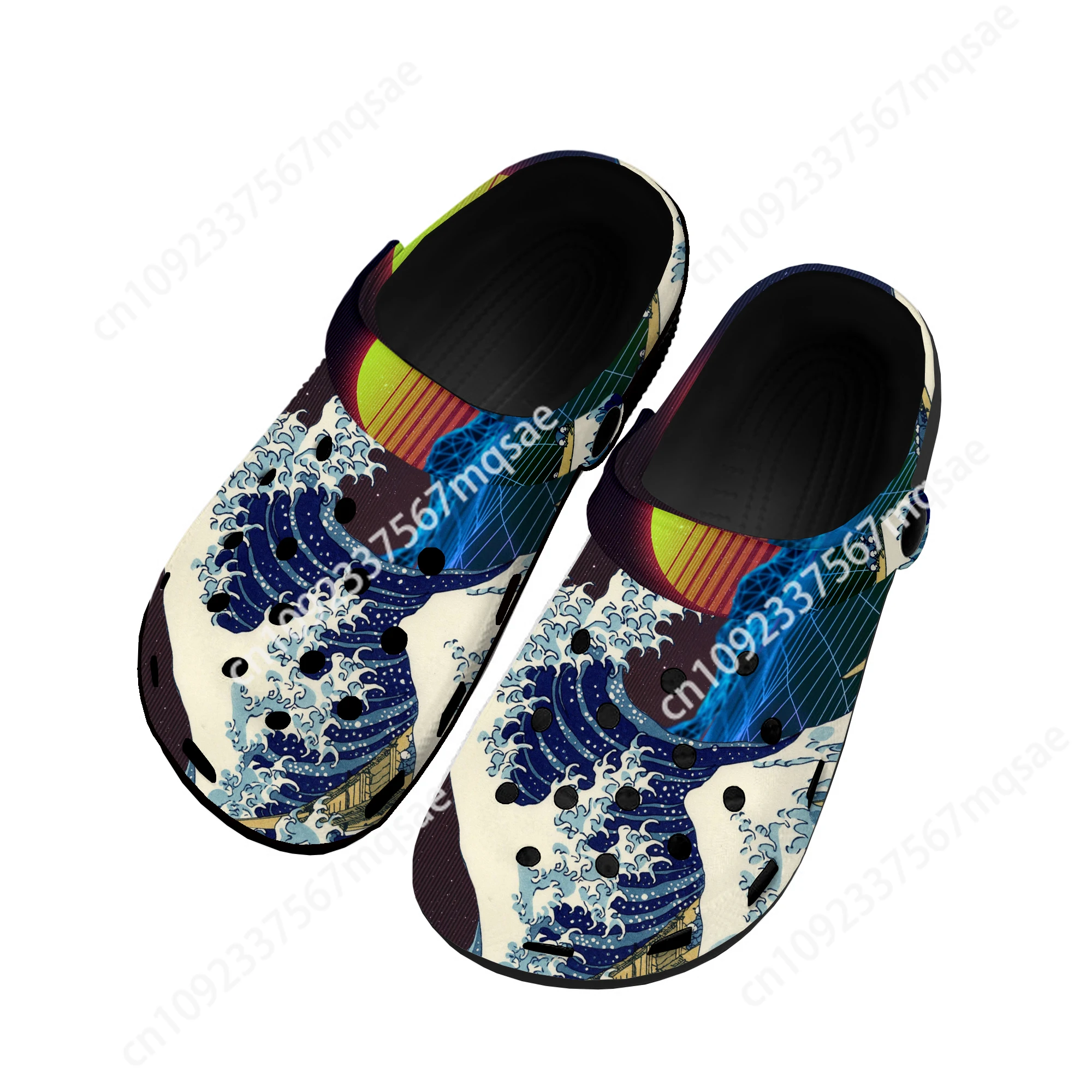 The Great Wave off Kanagawa Printmake Home Clogs Custom Water Shoes Mens Womens Teenager Shoe Garden Clog Beach Hole Slippers