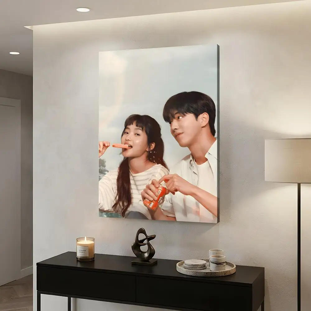 Korean TV Twenty Five Twenty One Framed Wall Painting Framed Canvas Wall Art Waterproof Wall Decor For Living Room Bedroom view 4