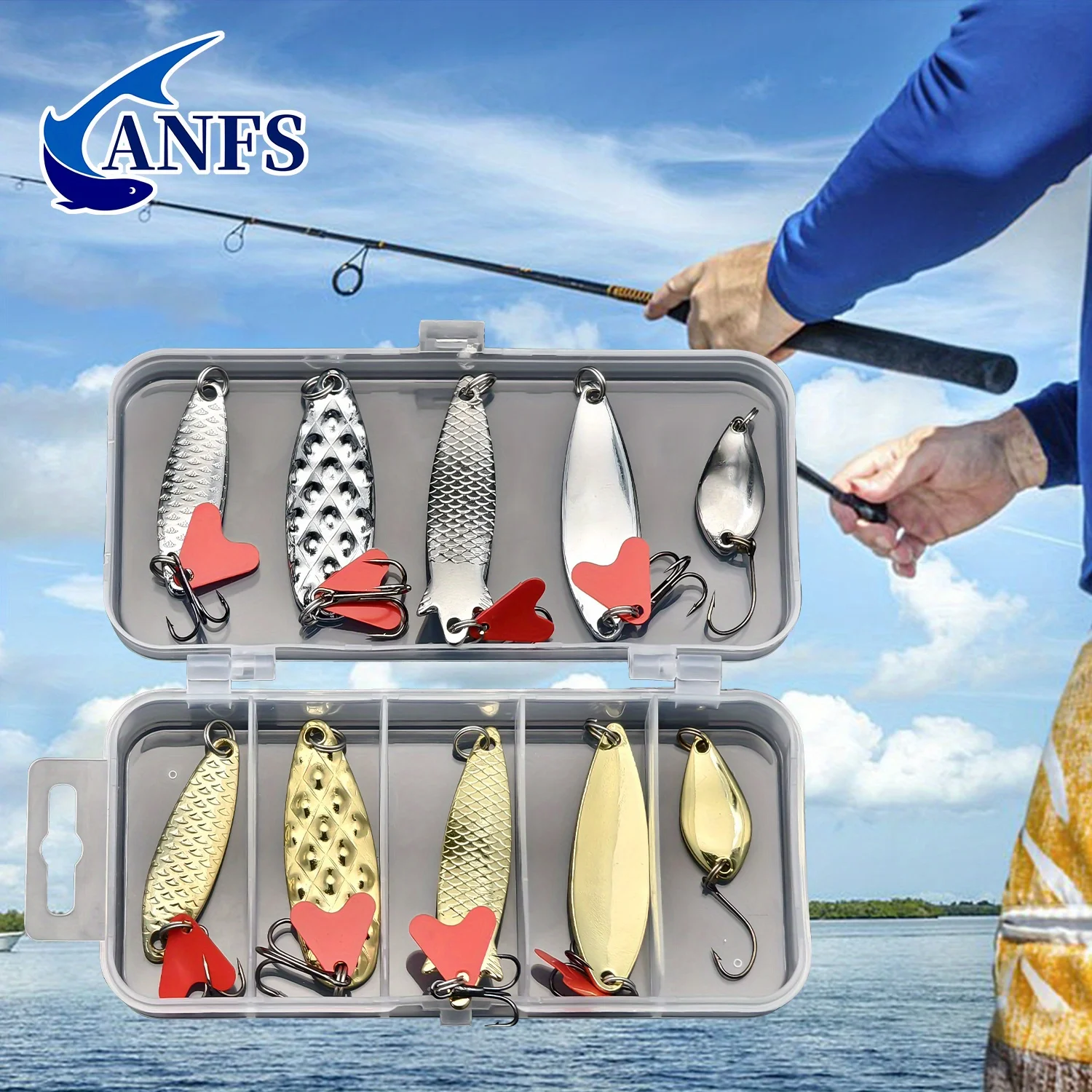 ANFS 10 Buah/Set Set Umpan Wob - Gold Cutlery Flatware ulasan dan harga