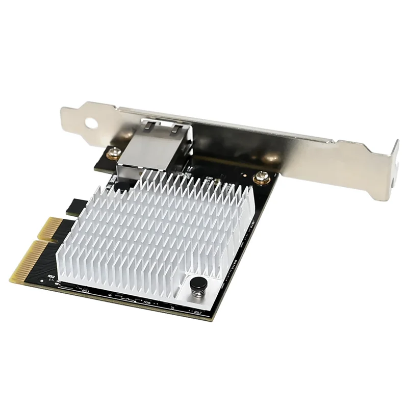 Imagem -06 - Sunweit-pcie Placa de Rede do Servidor Porta Única 10 Gigabit St7357 Aqc107s Pcie x4