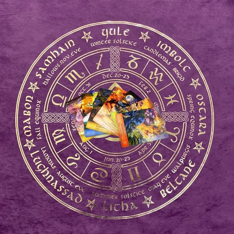 Dowsing العرافة الميتافيزيقي مجلس السحرة مجلس لعبة مفرش بطاقة حصيرة