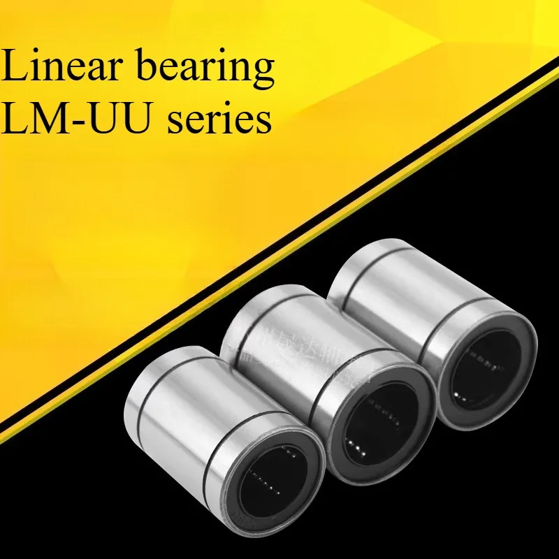 1pcs LM8 LM8UU LM3UU LM10UU LM16UU LM6UU LM12UU LM14UU Linear Bushing 8mm CNC Linear Bearings for Rods Rail Linear Shaft Parts