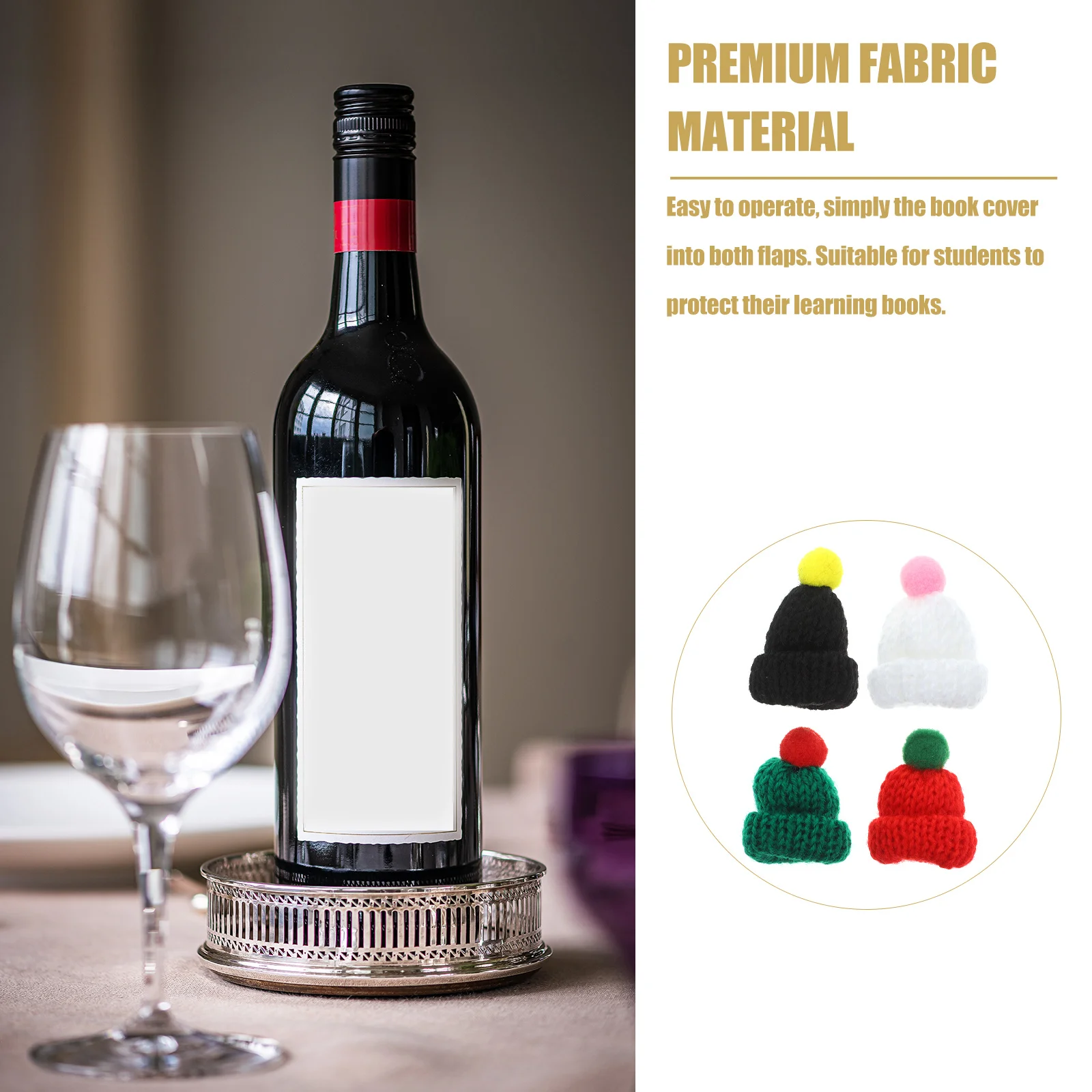 20 قطعة قبعة صوفية صغيرة اليدوية سانتا قبعات للملابس حقائب أحذية الديكور Craft بها بنفسك الحرفية الكبار هدايا الحفلات عيد الميلاد هدية المنزل #6