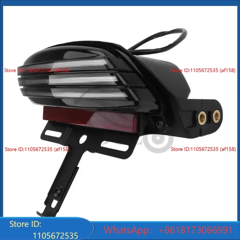 The multifunctional red rear tail light is suitable for the soft tail Daina Feiba series models